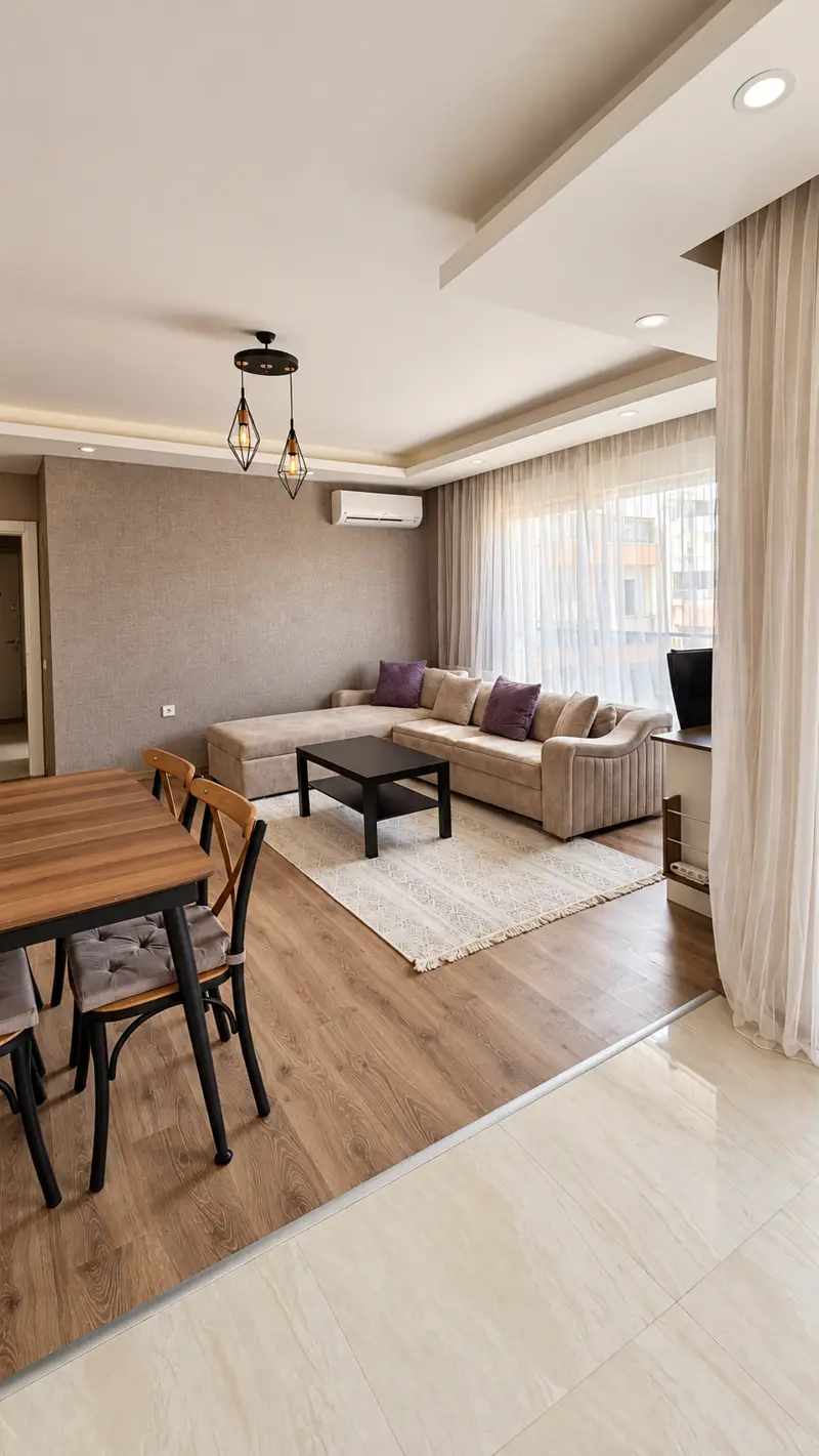 Меблированная квартира 2+1 в Лимане, в 650 м от моря